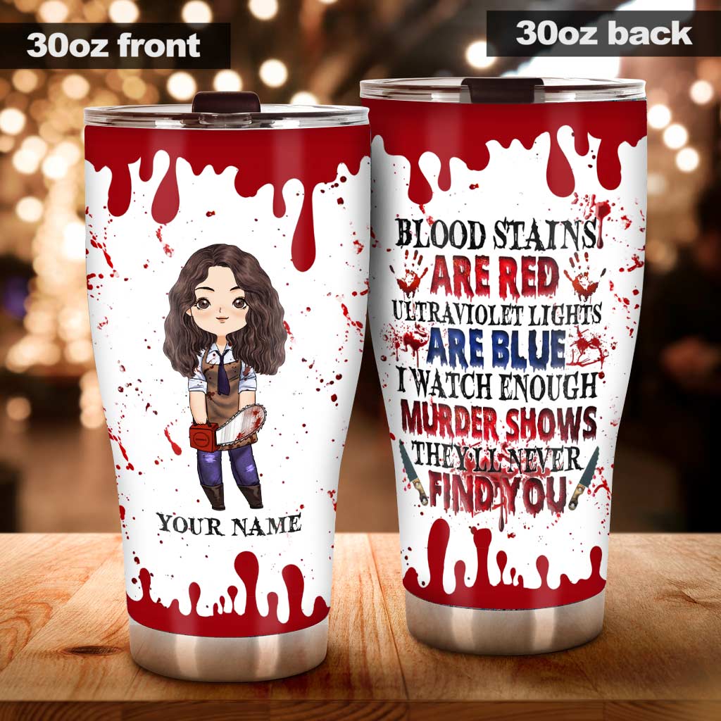 Personalized Halloween Tumbler Custom Name Unique Gift Idea Tumbler GradoCreations