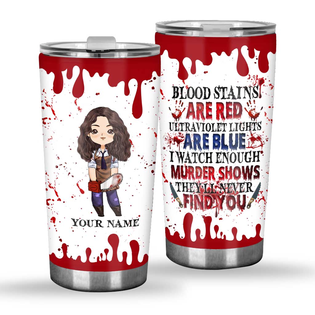 Personalized Halloween Tumbler Custom Name Unique Gift Idea Tumbler GradoCreations