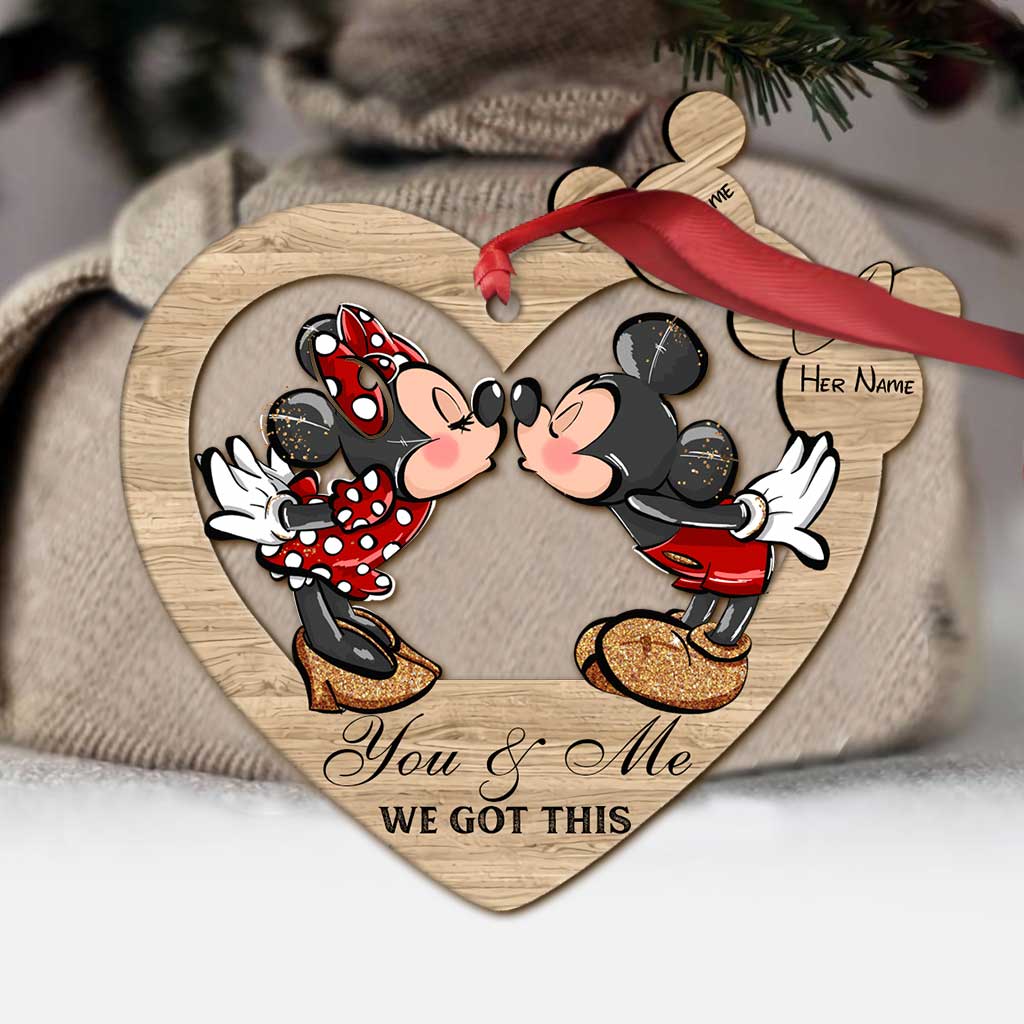 Personalized Christmas Mouse Ornament Custom Name Gift Ornament GradoCreations