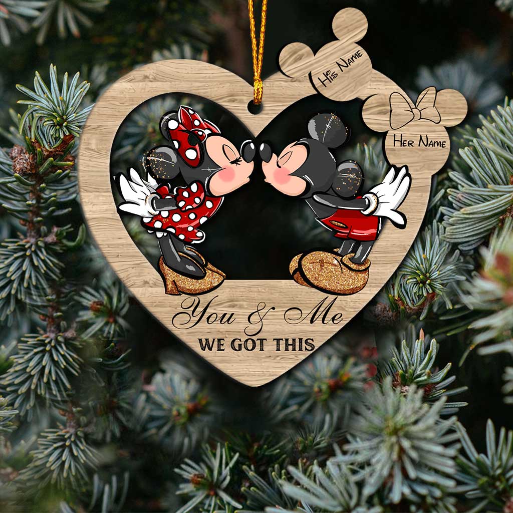 Personalized Christmas Mouse Ornament Custom Name Gift Ornament GradoCreations