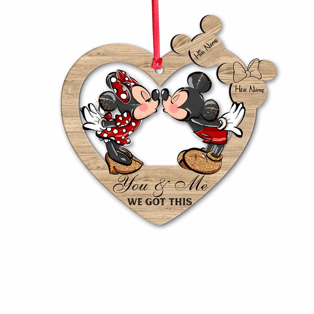 Personalized Christmas Mouse Ornament Custom Name Gift Ornament GradoCreations