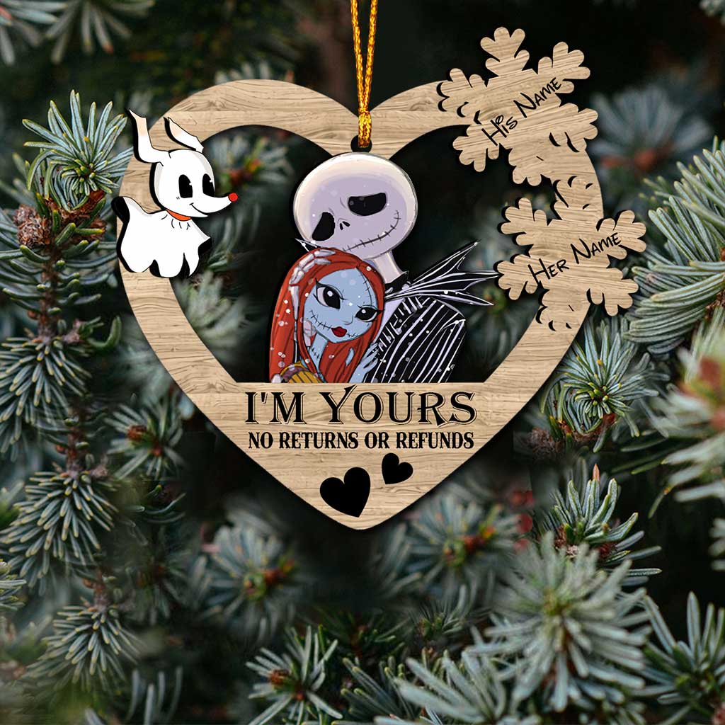 Personalized Nightmare Before Christmas Ornament Custom Name Gift Ornament GradoCreations