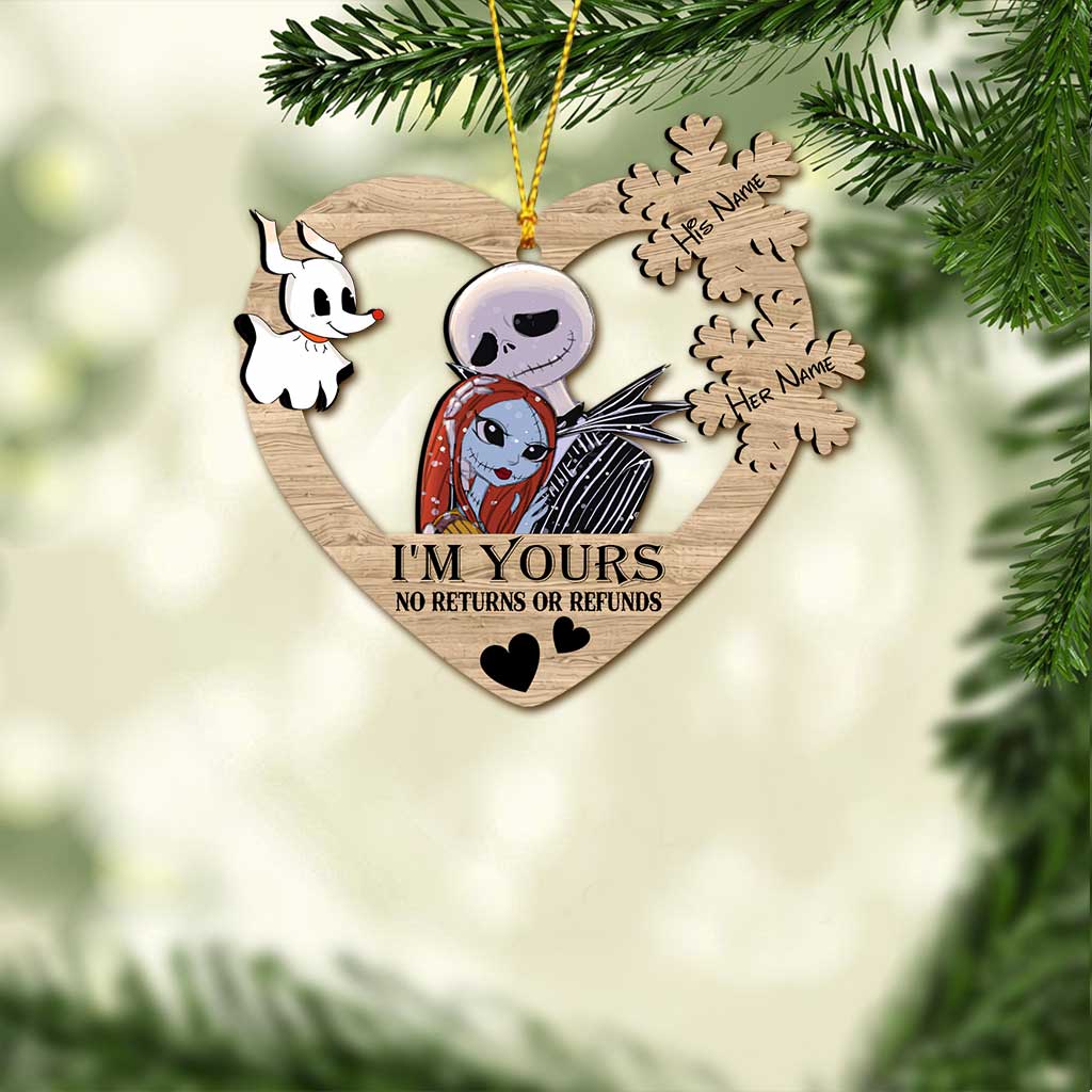 Personalized Nightmare Before Christmas Ornament Custom Name Gift Ornament GradoCreations
