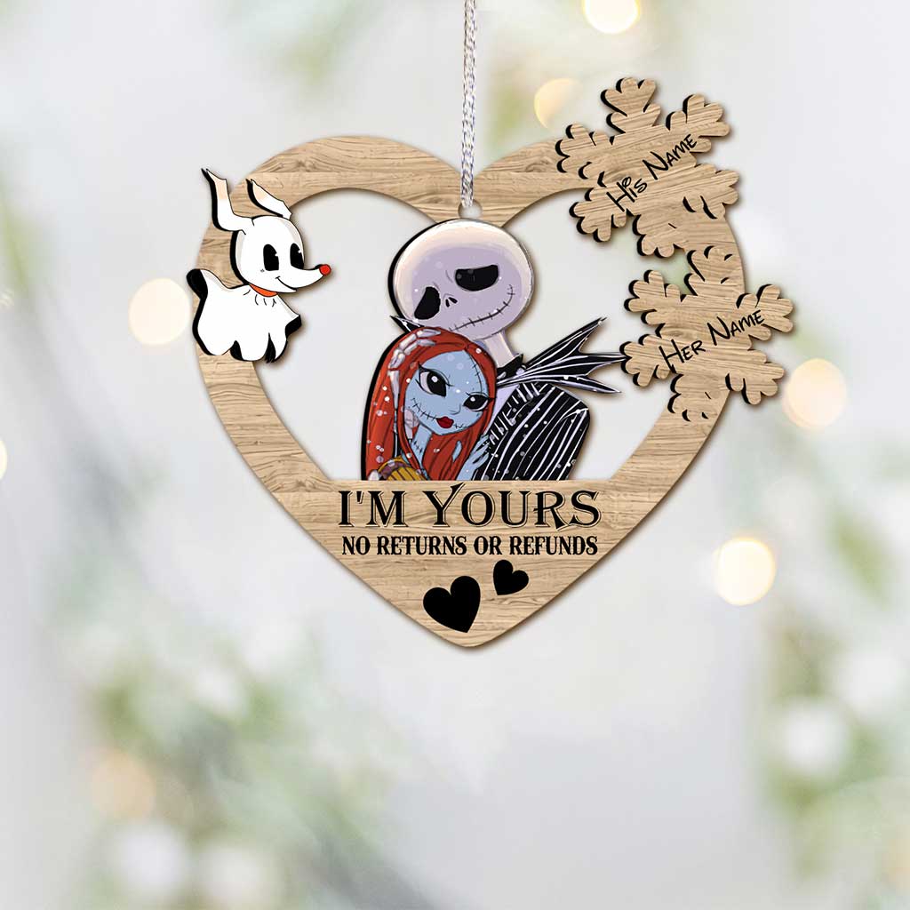 Personalized Nightmare Before Christmas Ornament Custom Name Gift Ornament GradoCreations