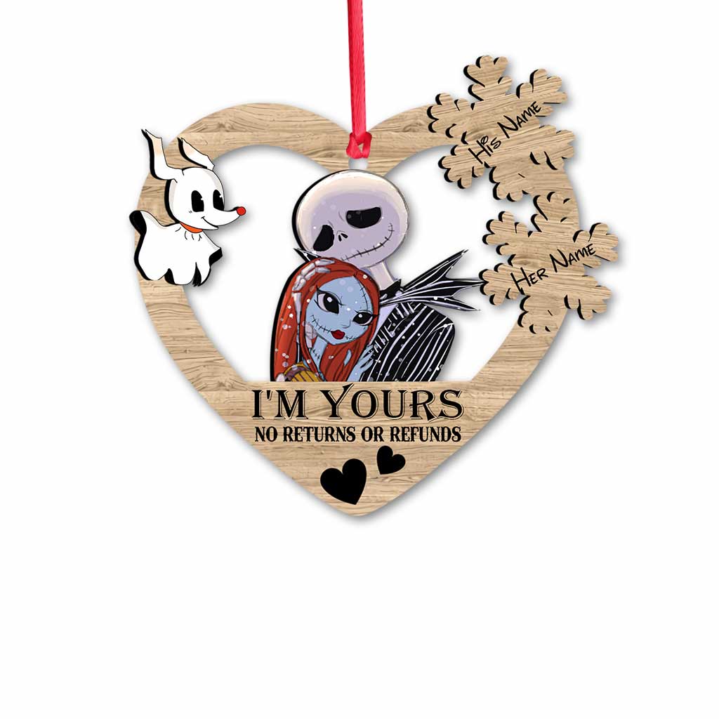 Personalized Nightmare Before Christmas Ornament Custom Name Gift Ornament GradoCreations