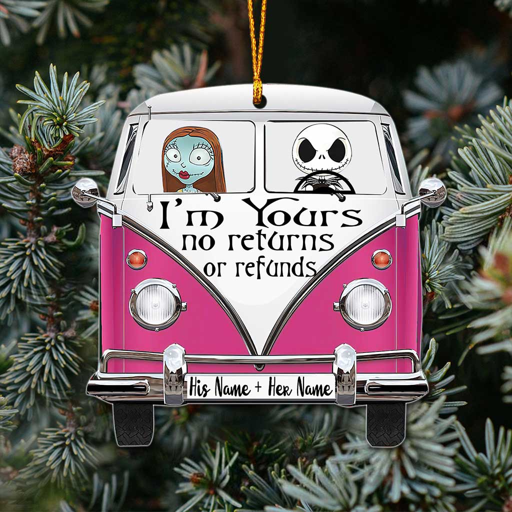Personalized Christmas Nightmare Ornament Custom Name Gift Ornament GradoCreations