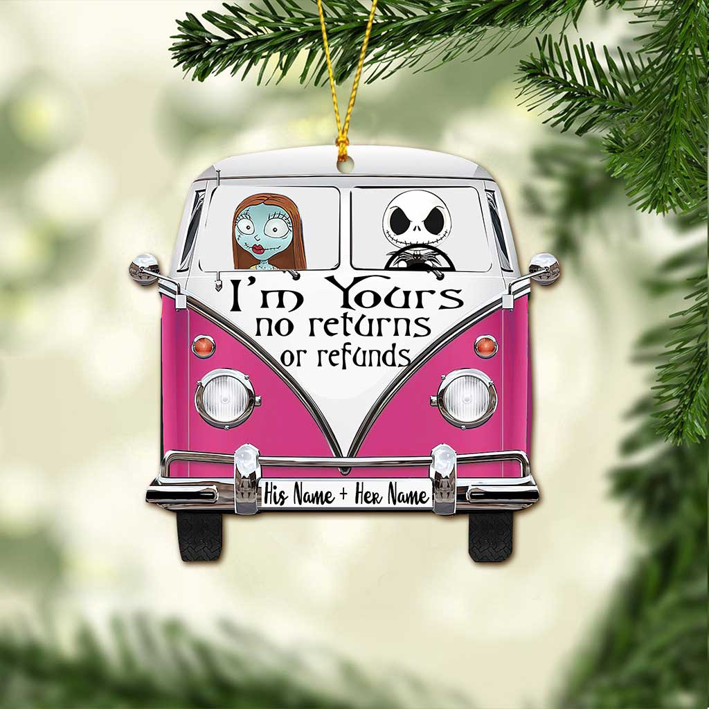 Personalized Christmas Nightmare Ornament Custom Name Gift Ornament GradoCreations