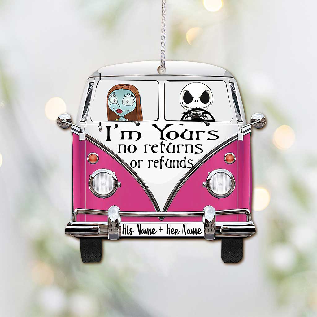 Personalized Christmas Nightmare Ornament Custom Name Gift Ornament GradoCreations