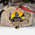 Personalized The Mandalorian Christmas Ornament Custom Gift Ornament GradoCreations