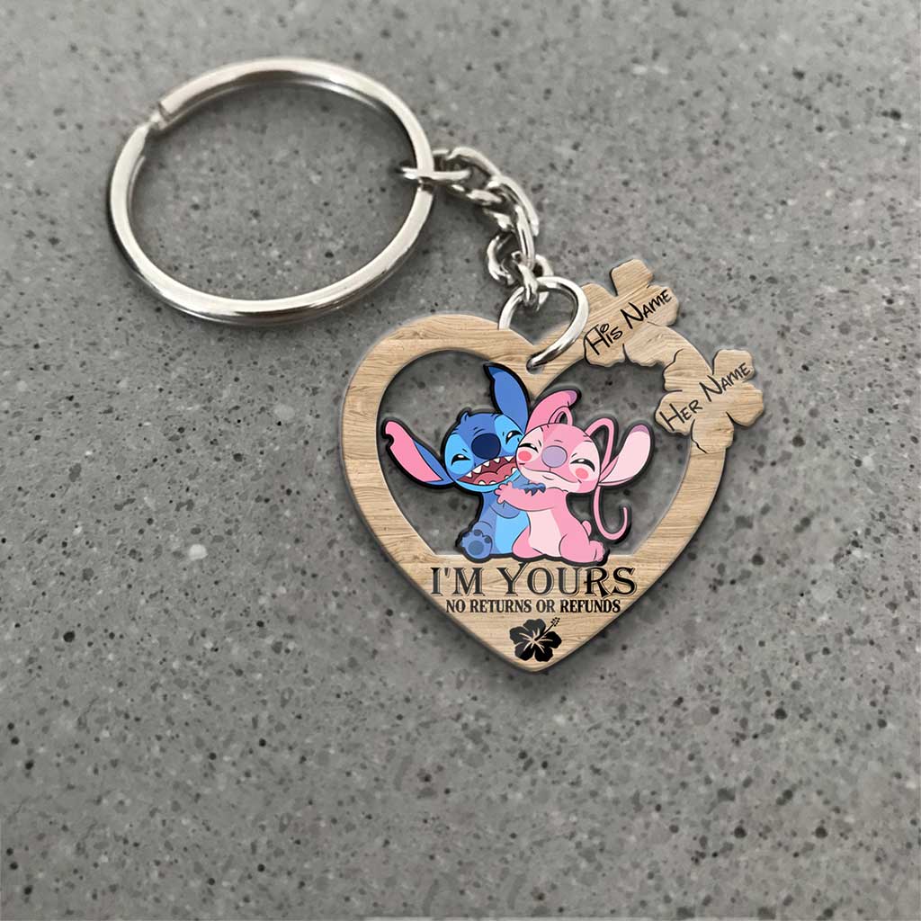 Personalized Ohana Keychain Custom Name Gift for Him/Her Keychain GradoCreations