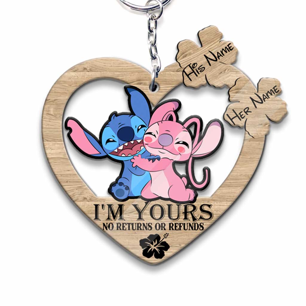 Personalized Ohana Keychain Custom Name Gift for Him/Her Keychain GradoCreations