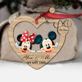 Personalized Christmas Mouse Ornament Custom Name Gift for Couples Ornament GradoCreations