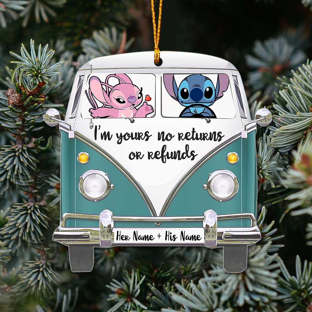 Personalized Ohana Christmas Ornament Custom Names Gift Ornament GradoCreations