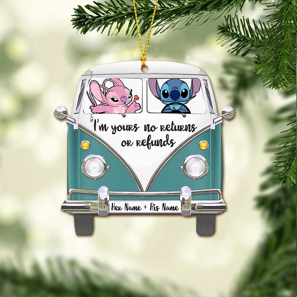 Personalized Ohana Christmas Ornament Custom Names Gift Ornament GradoCreations