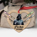 Personalized Christmas Ornament I'm Their Father Gift for Dad Ornament GradoCreations