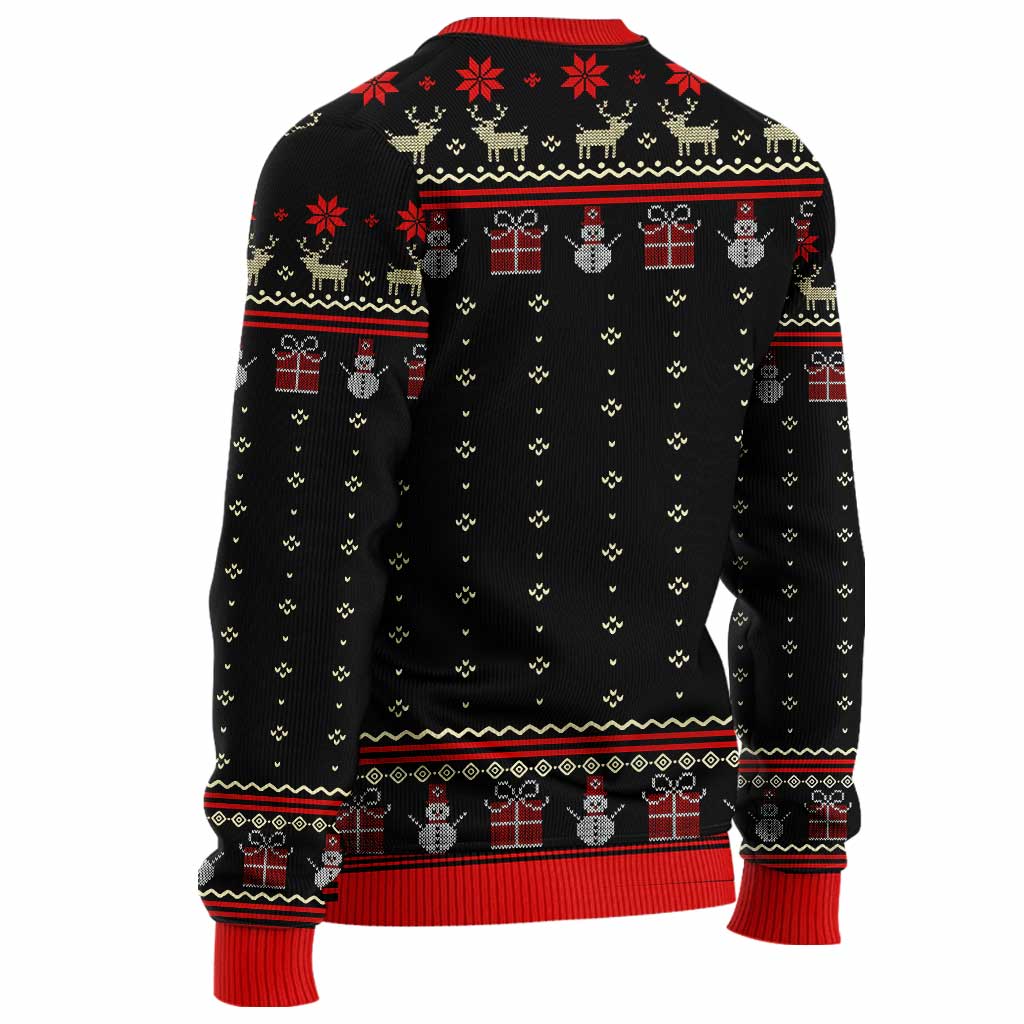 Personalized Christmas Sweater Custom Name Festive Gift Sweater GradoCreations