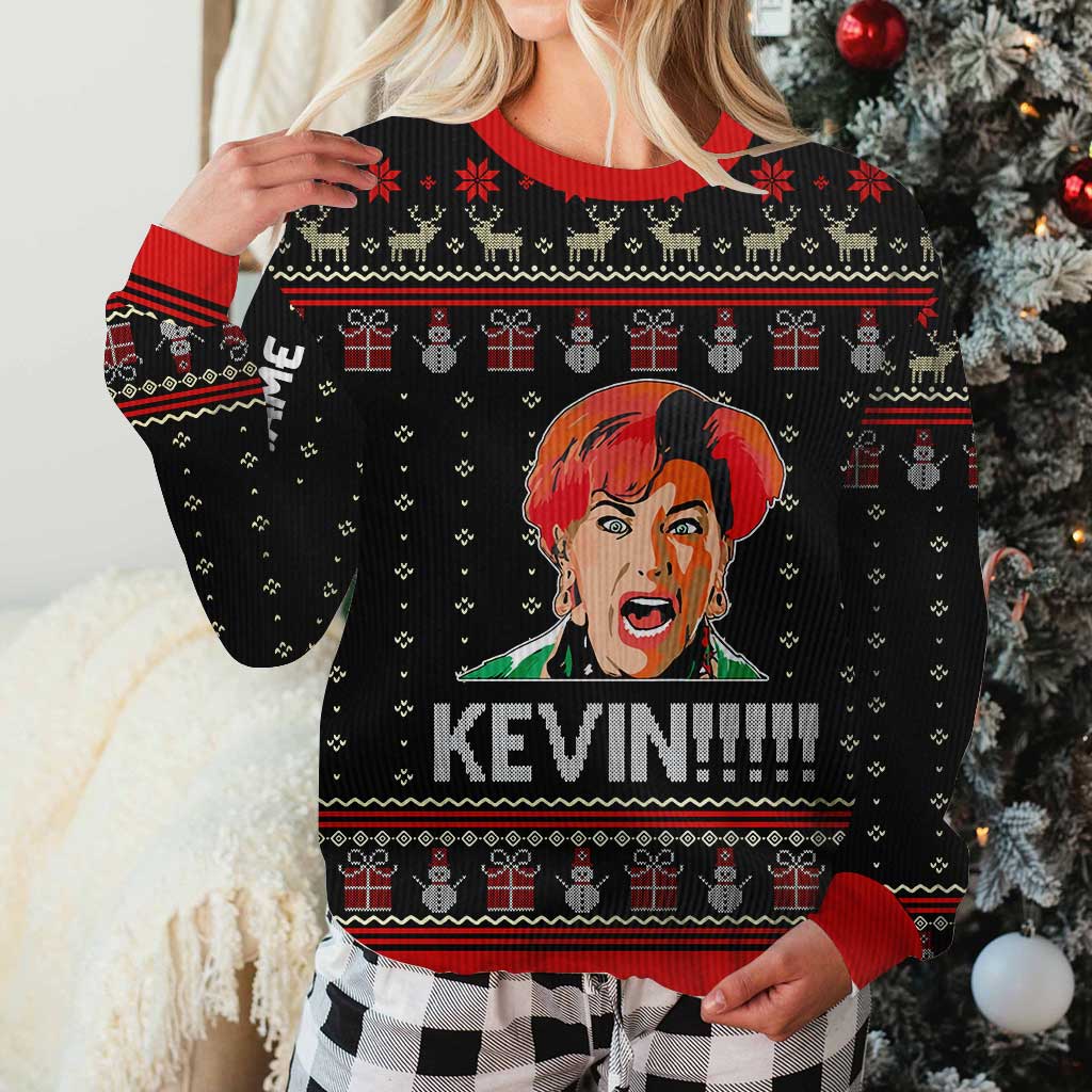 Personalized Christmas Sweater Custom Name Festive Gift Sweater GradoCreations