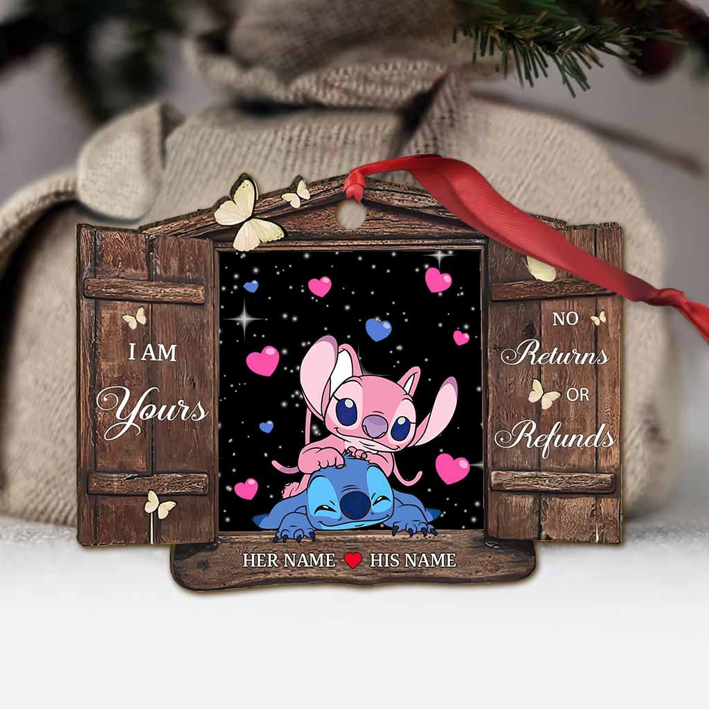 Personalized Christmas Ohana Ornament Custom Gift for Couples Ornament GradoCreations