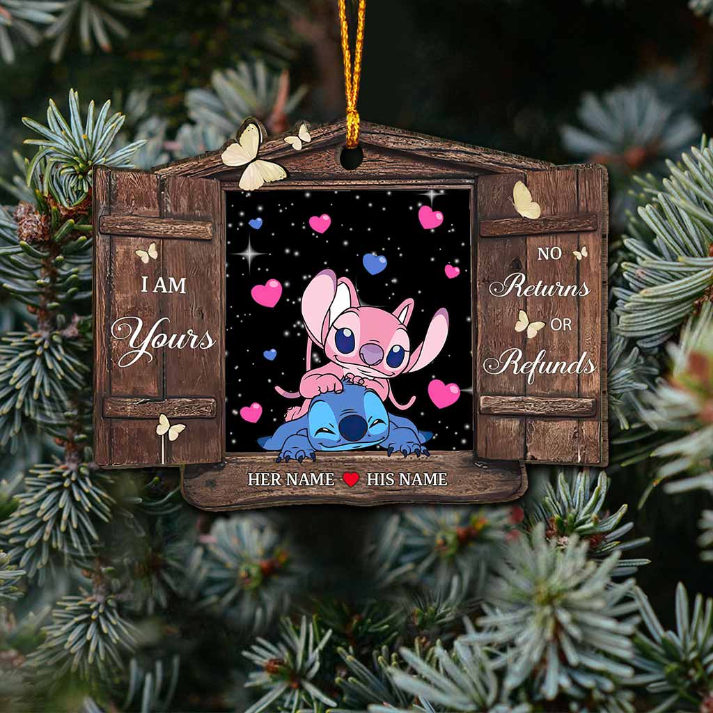 Personalized Christmas Ohana Ornament Custom Gift for Couples Ornament GradoCreations