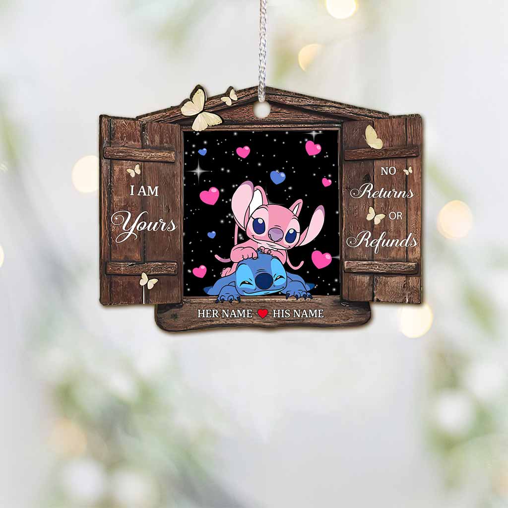 Personalized Christmas Ohana Ornament Custom Gift for Couples Ornament GradoCreations