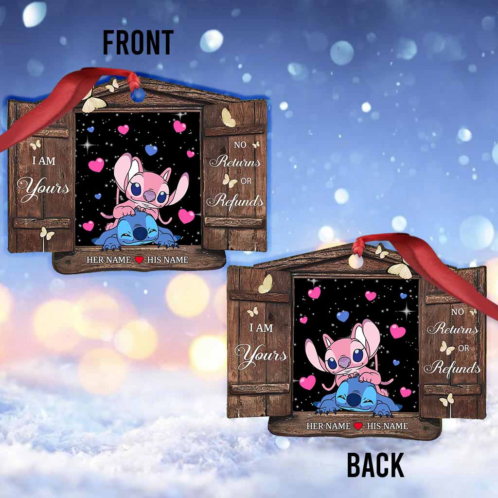 Personalized Christmas Ohana Ornament Custom Gift for Couples Ornament GradoCreations