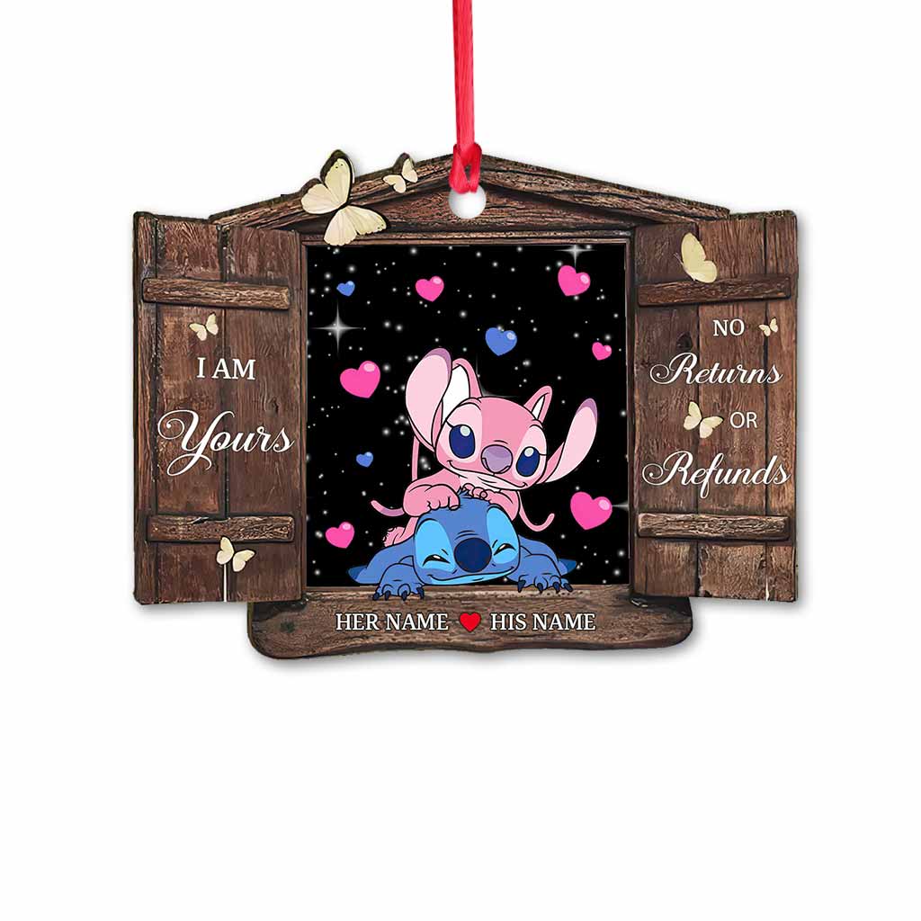 Personalized Christmas Ohana Ornament Custom Gift for Couples Ornament GradoCreations