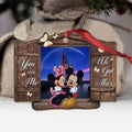 Personalized Christmas Mouse Ornament Custom Name Gift for Couples Ornament GradoCreations