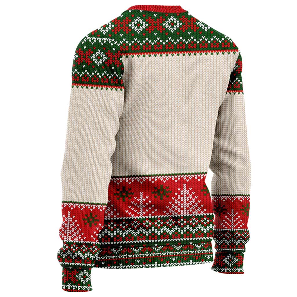 Personalized Christmas Sweater Custom Name Fun Design Gift Sweater GradoCreations