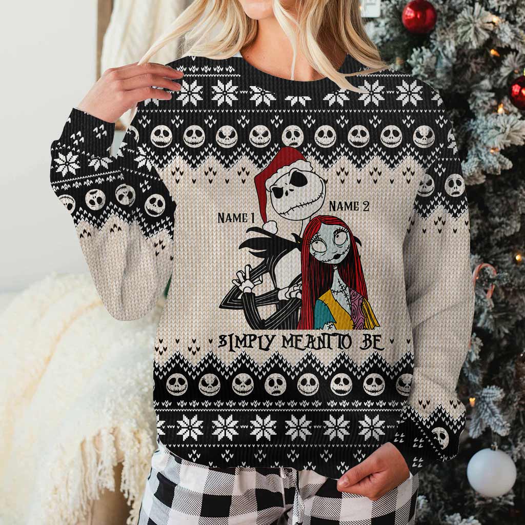 Personalized Christmas Sweater Unique Nightmare Before Christmas Gift Sweater GradoCreations