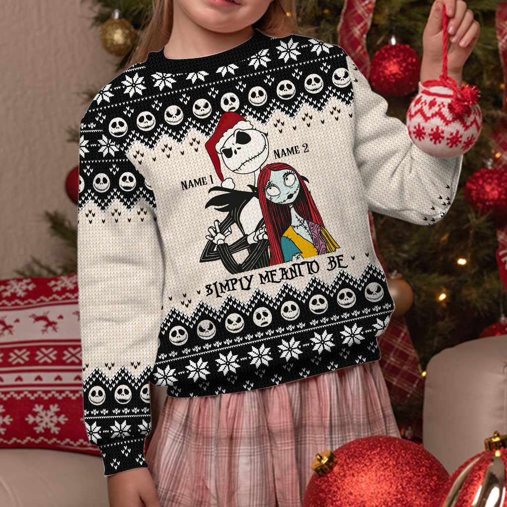 Personalized Christmas Sweater Unique Nightmare Before Christmas Gift Sweater GradoCreations