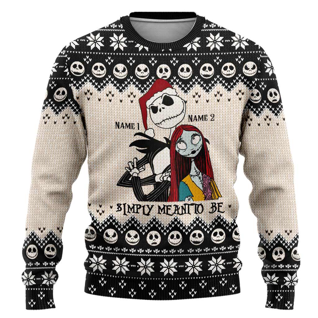 Personalized Christmas Sweater Unique Nightmare Before Christmas Gift Sweater GradoCreations