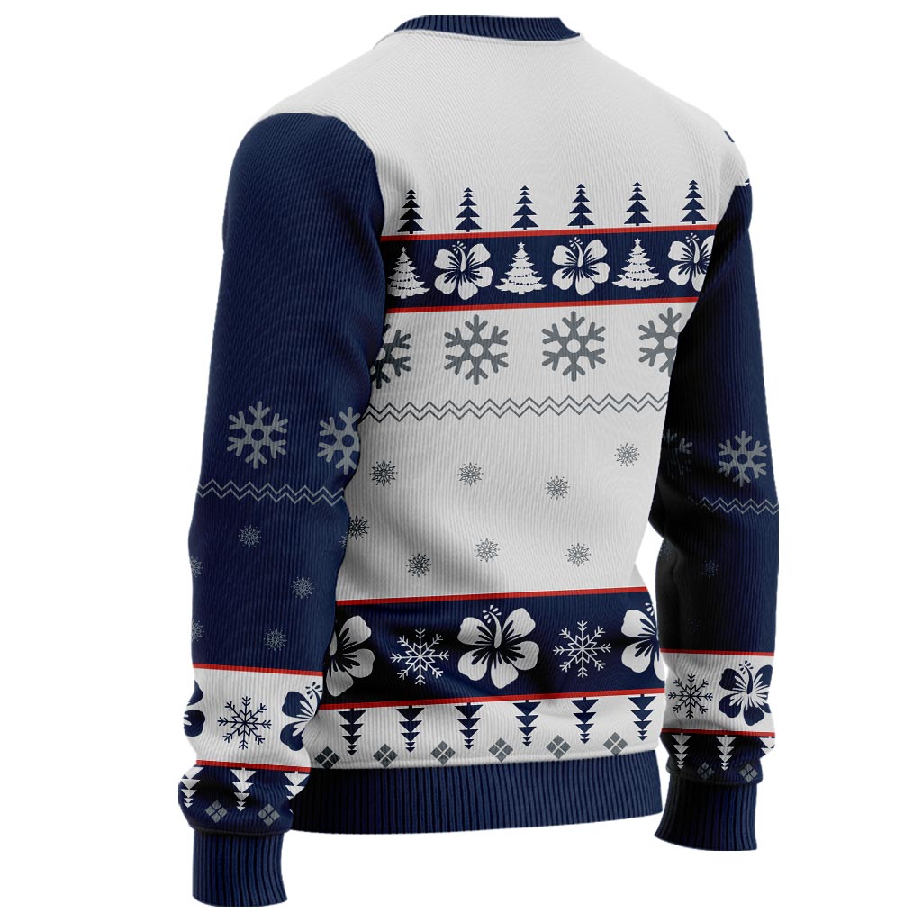 Personalized Ohana Christmas Sweater Custom Name Gift Sweater GradoCreations