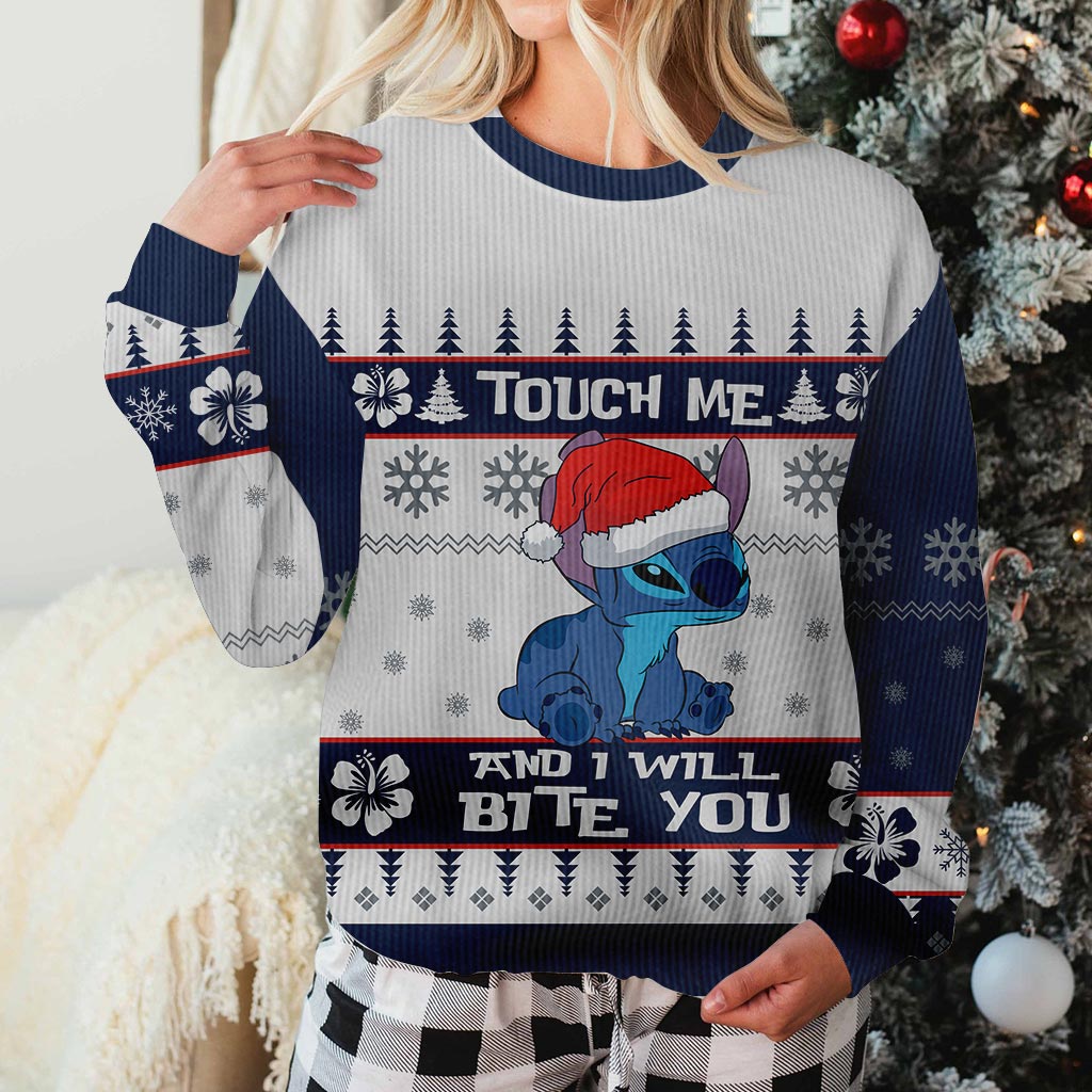 Personalized Ohana Christmas Sweater Custom Name Gift Sweater GradoCreations
