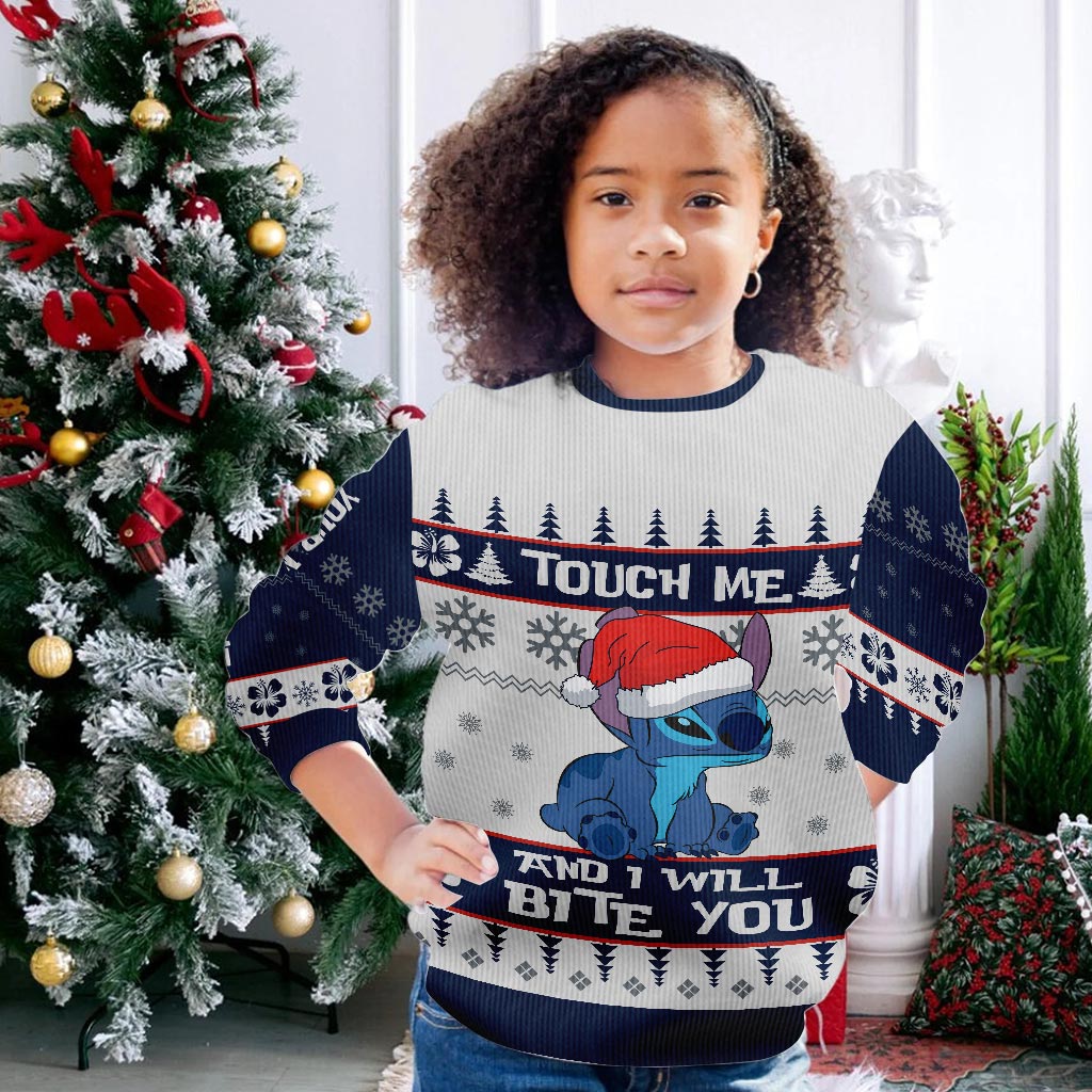 Personalized Ohana Christmas Sweater Custom Name Gift Sweater GradoCreations