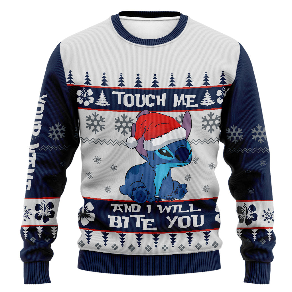 Personalized Ohana Christmas Sweater Custom Name Gift Sweater GradoCreations