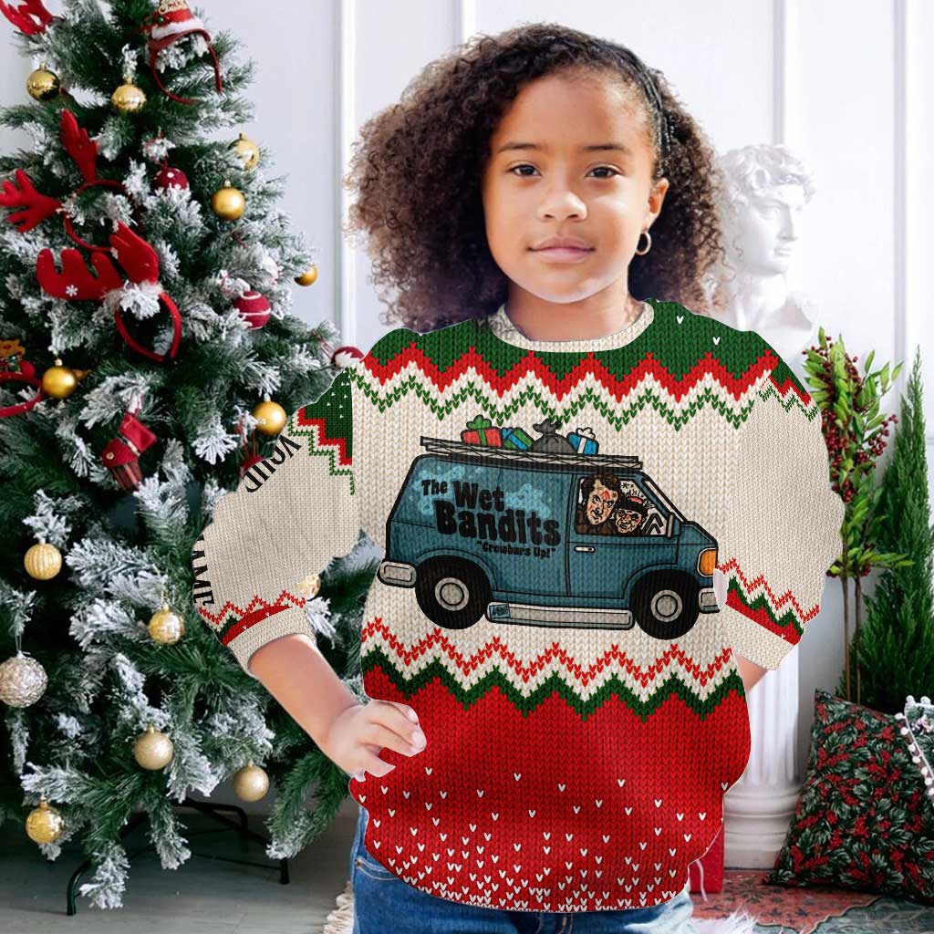 Personalized Wet Bandits Christmas Sweater Unique Gift Sweater GradoCreations