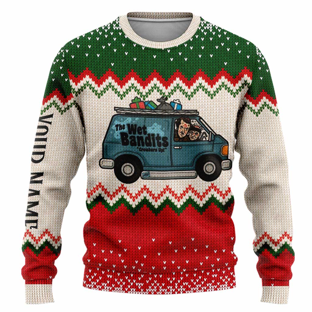 Personalized Wet Bandits Christmas Sweater Unique Gift Sweater GradoCreations