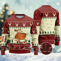 Personalized Christmas Sweater with Faux Wool Design for Family & Friends Sweater GradoCreations