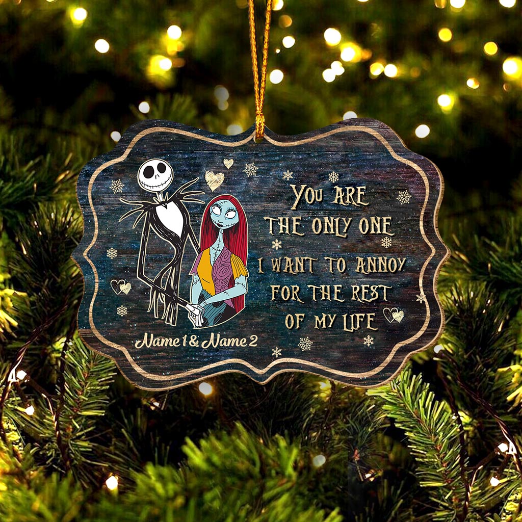 Personalized Nightmare Before Christmas Ornament Custom Name Gift Ornament GradoCreations