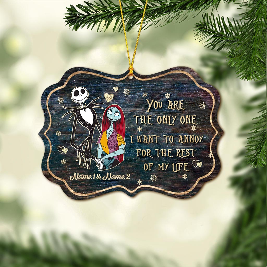 Personalized Nightmare Before Christmas Ornament Custom Name Gift Ornament GradoCreations
