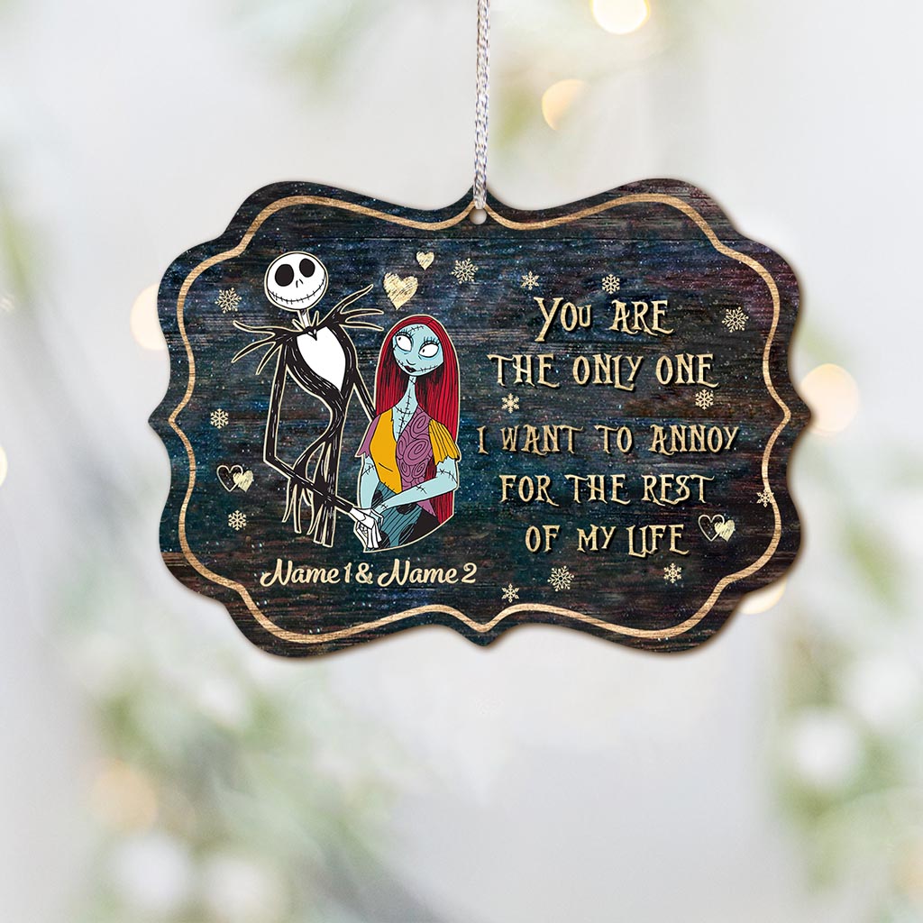 Personalized Nightmare Before Christmas Ornament Custom Name Gift Ornament GradoCreations