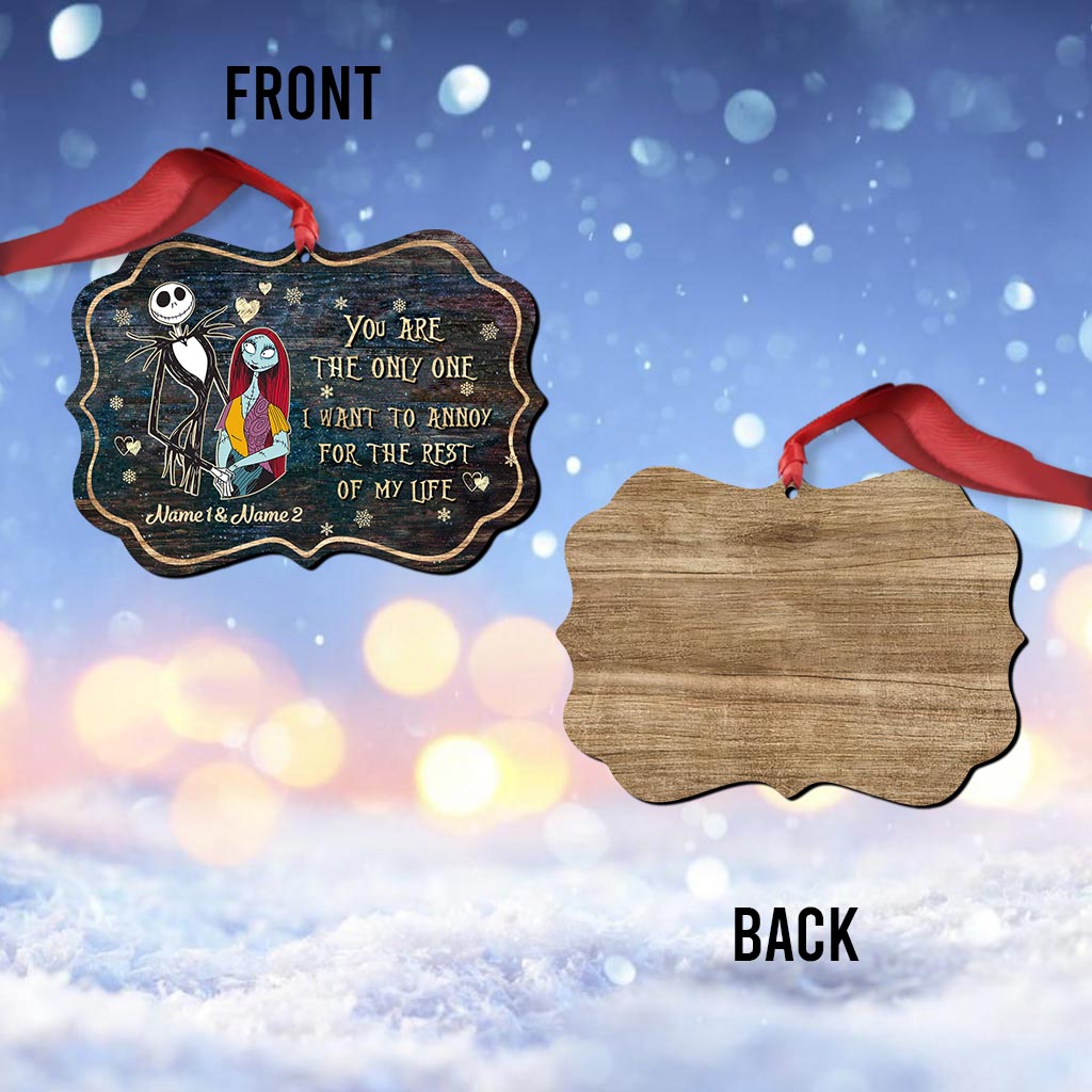 Personalized Nightmare Before Christmas Ornament Custom Name Gift Ornament GradoCreations