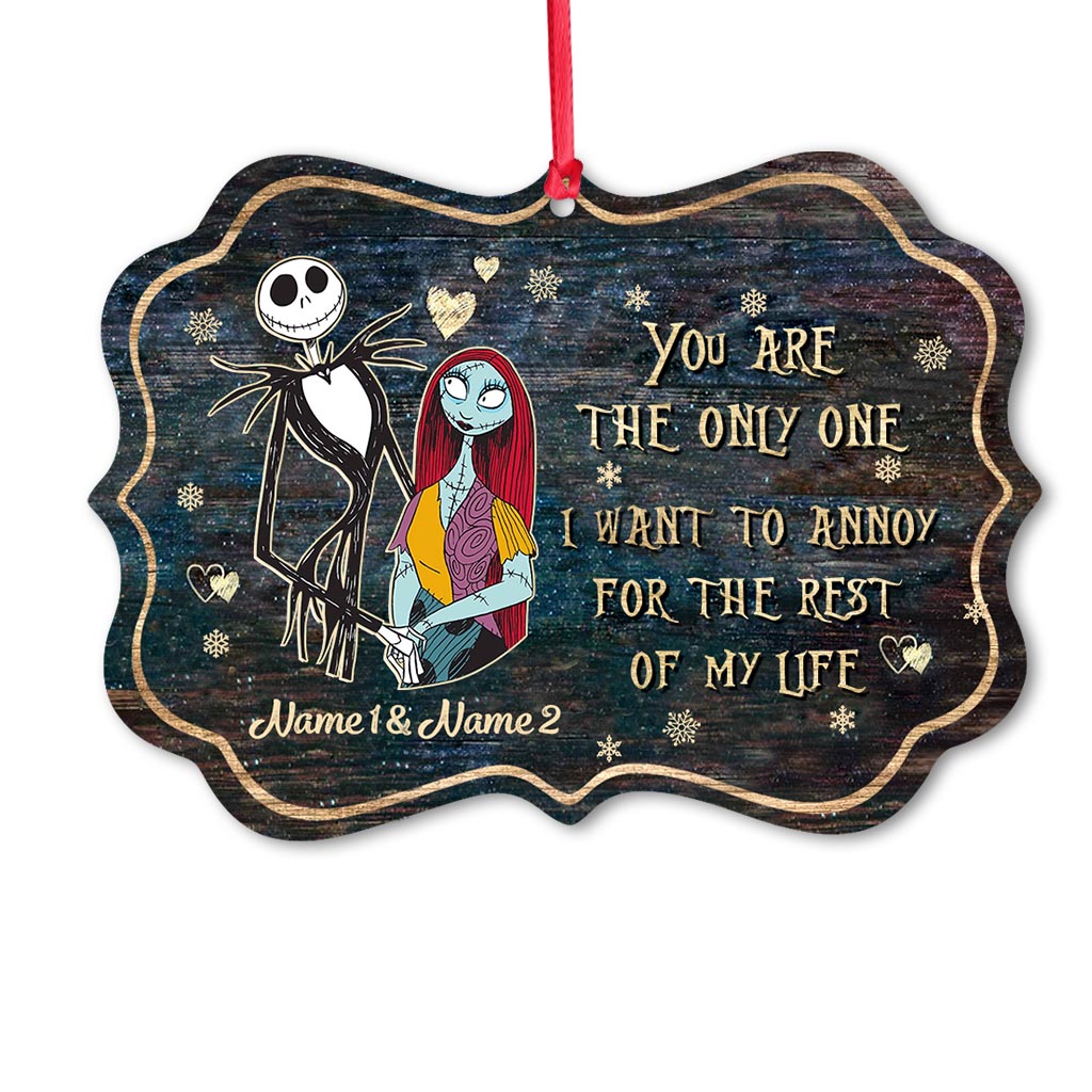 Personalized Nightmare Before Christmas Ornament Custom Name Gift Ornament GradoCreations