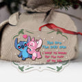 Personalized Ohana Acrylic Ornament Custom Names Christmas Gift One-sided Ornament GradoCreations