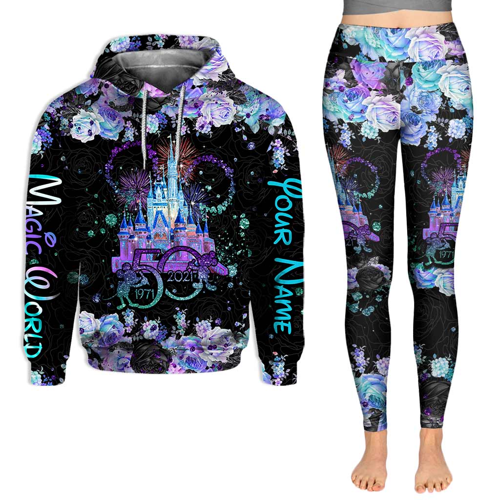Personalized Magic World Hoodie & Leggings Set for Kids Hoodie & Leggings GradoCreations