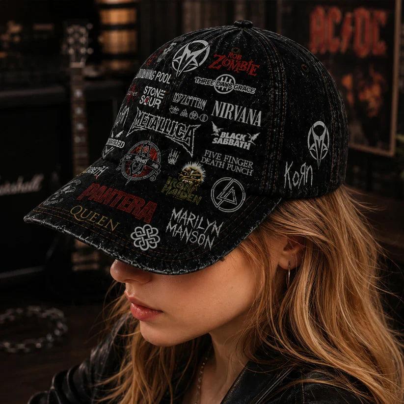 Classic Rock Legends Edition Cap Custom Fit for Music Lovers Classic Cap GradoCreations