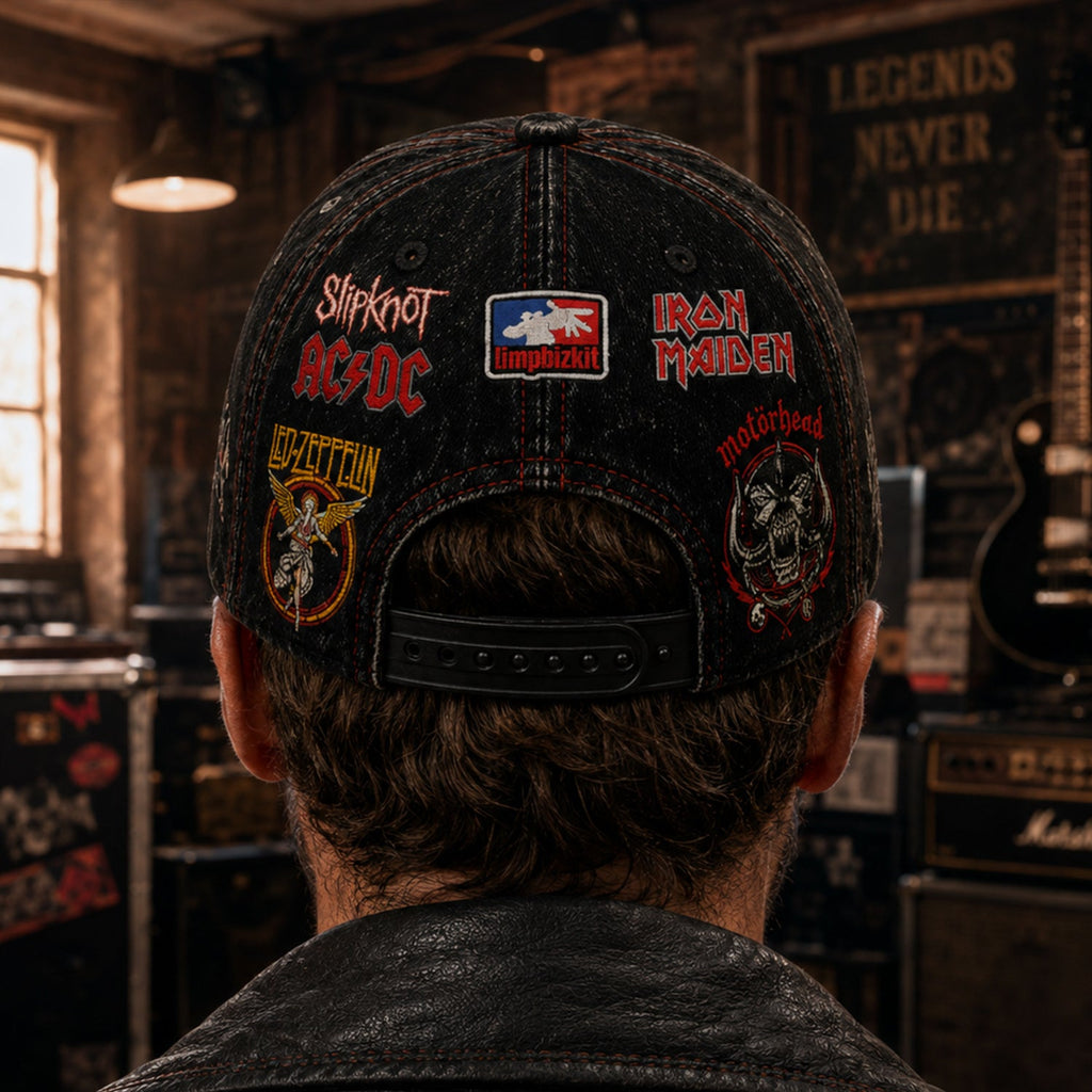 Custom Legends Edition Classic Cap for Rock Music Lovers GradoCreations
