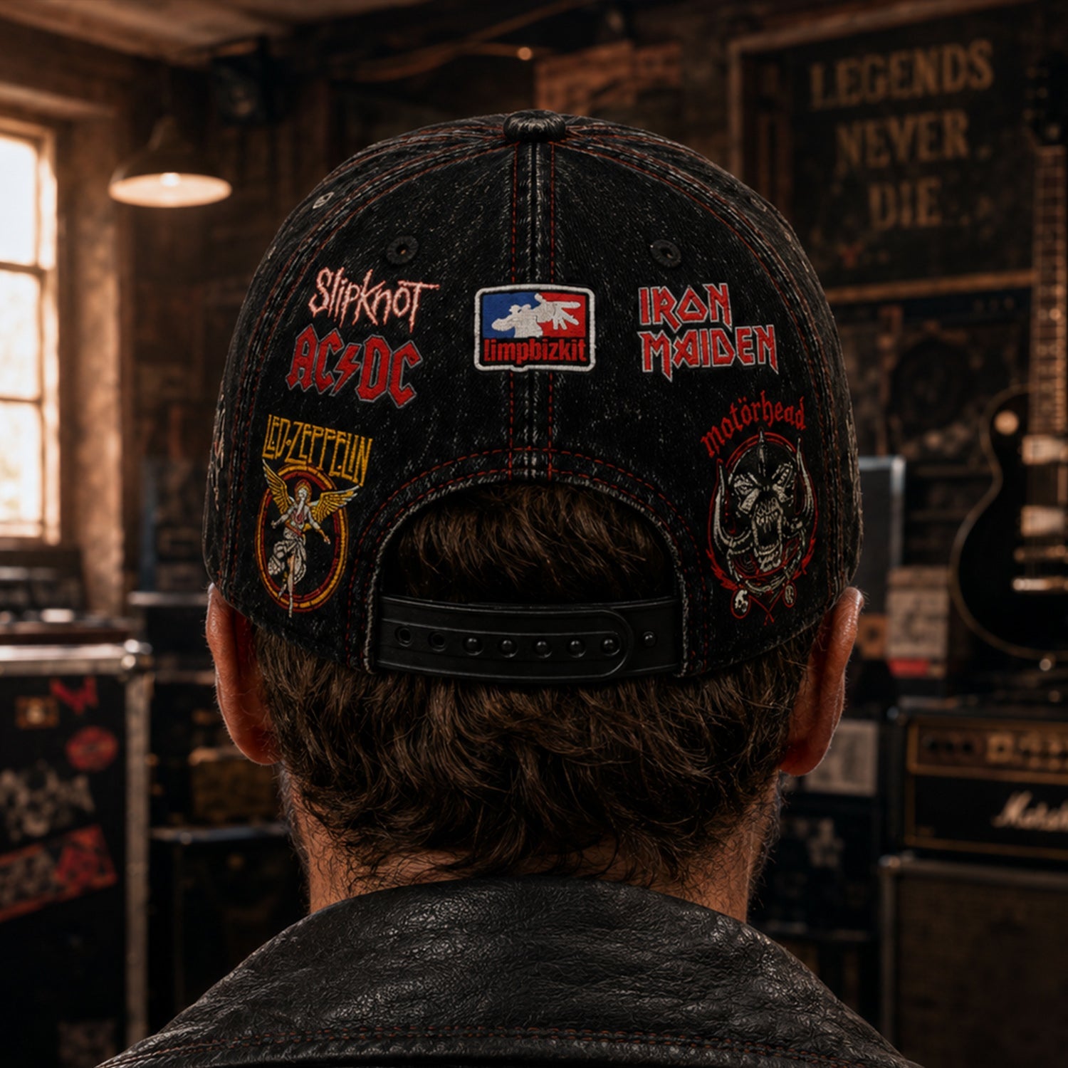 Custom Legends Edition Classic Cap for Rock Music Lovers GradoCreations