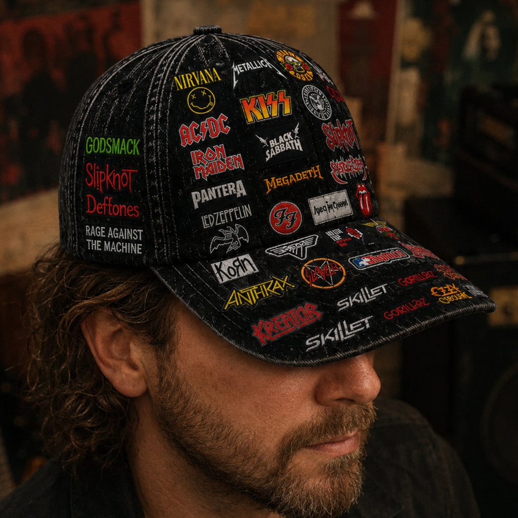 Personalized Classic Rock Legends Edition Cap for Music Lovers GradoCreations