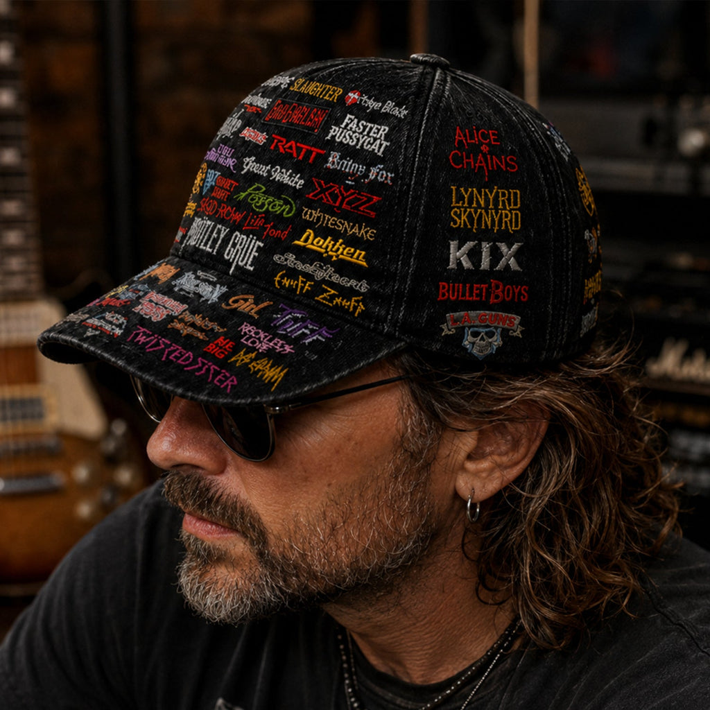 Classic Rock Legends Edition Custom Cap for Music Lovers GradoCreations